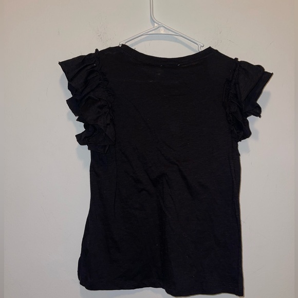 Industry S/P Black Frill Sleeve Shirt NWT Nordstrom - Picture 3 of 3